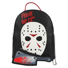 Load image into Gallery viewer, front and back of backpack on display