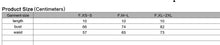 Load image into Gallery viewer, size chart
