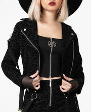 Load image into Gallery viewer, model showing front of jacket, unzipped