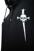 Load image into Gallery viewer, model showing front of hoodie