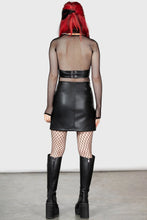 Load image into Gallery viewer, model showing back of skirt