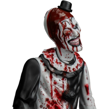 Load image into Gallery viewer, Action figure of a clown with bloodstains on a white background