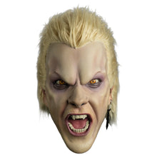 Load image into Gallery viewer, Mask with blonde hair and a fierce expression on a white background