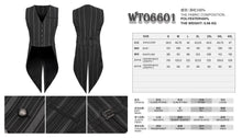 Load image into Gallery viewer, vest details and size chart