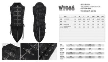 Load image into Gallery viewer, vest details and size chart