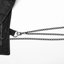 Load image into Gallery viewer, hanging detachable chain on front side of vest