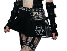 Load image into Gallery viewer, model showing front of skirt on white background