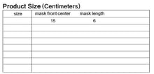 Load image into Gallery viewer, size chart
