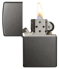 Load image into Gallery viewer, Gray dusk color zippo lighter.