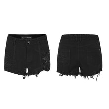 Load image into Gallery viewer, front and back of shorts on mannequin
