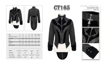 Load image into Gallery viewer, up close details on jacket and size chart