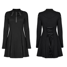 Load image into Gallery viewer, front and back of dress on mannequin