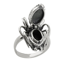 Load image into Gallery viewer, ring opened up revealing poison compartment