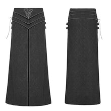 Load image into Gallery viewer, front and back of skirt