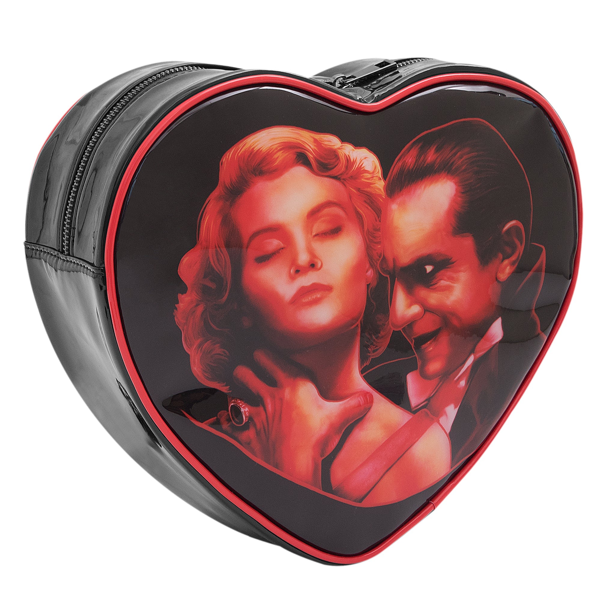 heart shaped mini backpack Dracula Choke Heart Backpack
