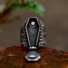 Load image into Gallery viewer, front of ring on display, open