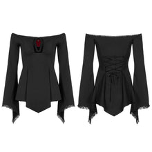 Load image into Gallery viewer, front and back of top on mannequin