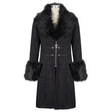Load image into Gallery viewer, front of coat with fake fur