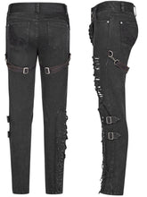 Load image into Gallery viewer, front and side of pants on mannequin