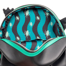 Load image into Gallery viewer, inside lining of backpack on display
