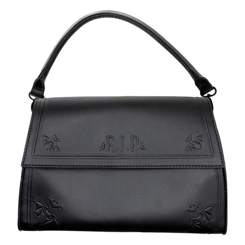 front of bag on display with white background