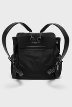 Load image into Gallery viewer, Black backpack on a white background
