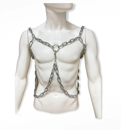 front of harness on mannequin