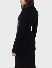 Load image into Gallery viewer, model showing side of sweater
