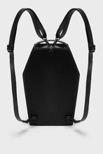 Load image into Gallery viewer, Black backpack on a white background
