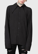 Load image into Gallery viewer, Person wearing a black shirt with a plain background
