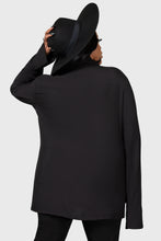 Load image into Gallery viewer, Person wearing a black shirt with a plain background
