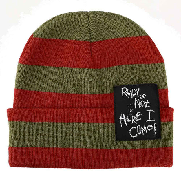 front of beanie