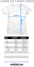 Load image into Gallery viewer,  adult female shirt size chart
