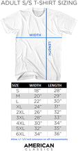 Load image into Gallery viewer, unisex adult shirt size chart
