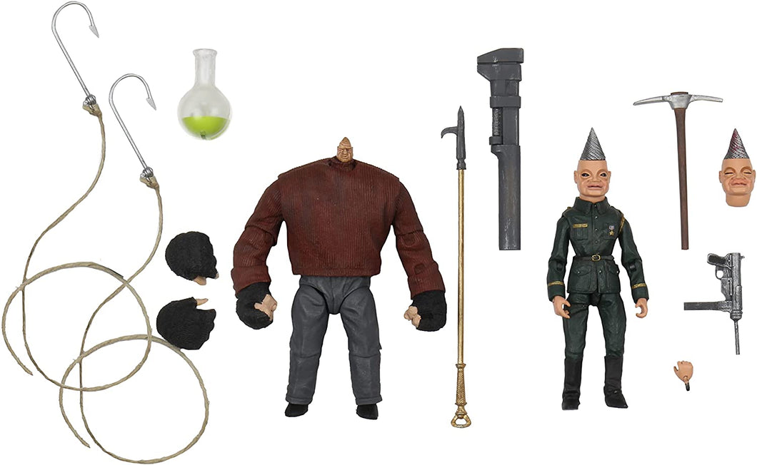 picture showing figures and all of their accessories