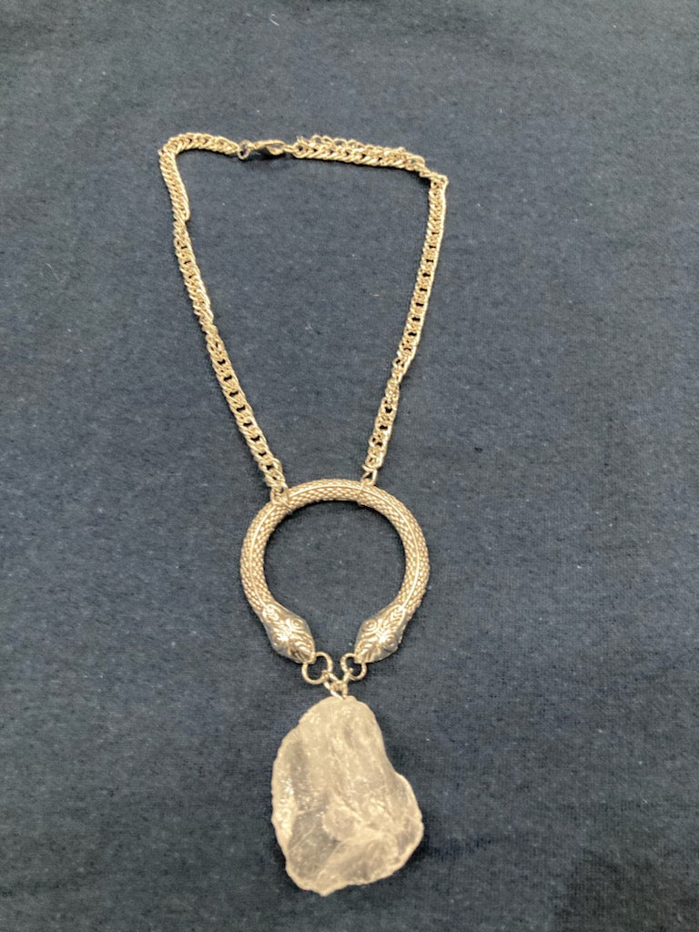 necklace on display