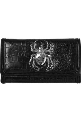 front of wallet on display