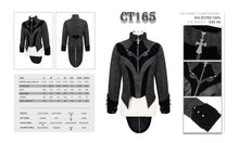 Load image into Gallery viewer, up close details on jacket and size chart
