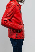 Load image into Gallery viewer, model showing side of jacket
