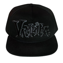 Load image into Gallery viewer, vampira logo embroidered hat

