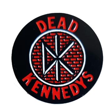 round dead kennedys pin