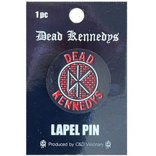 Load image into Gallery viewer, round dead kennedys pin
