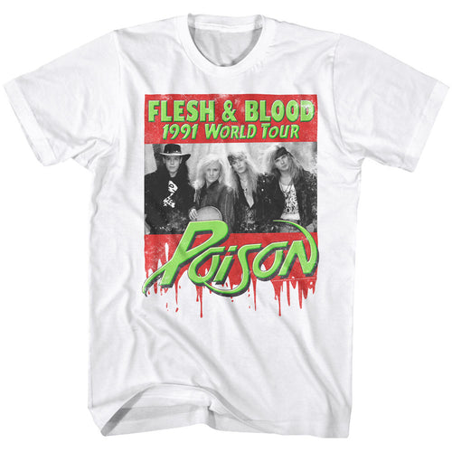 white unisex shirt with text on the top that reads 