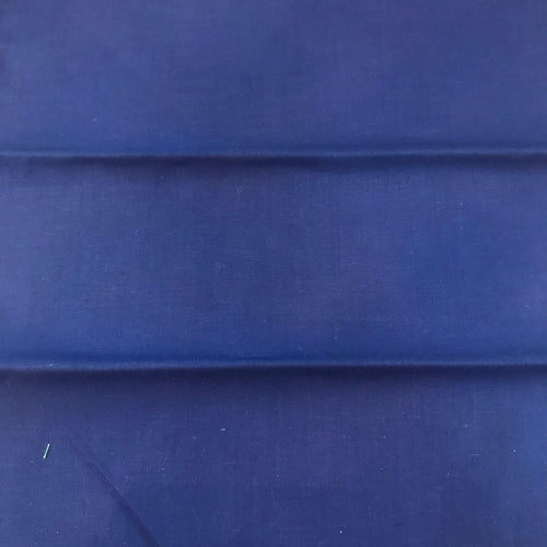 Plain blue bandana.
