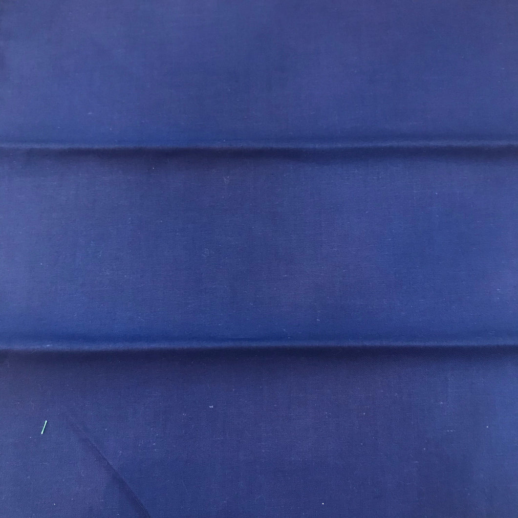 Plain blue bandana.