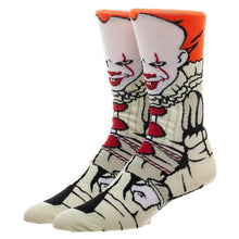 Load image into Gallery viewer, full body pennywise calf high crew socks
