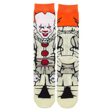 Load image into Gallery viewer, full body pennywise calf high crew socks
