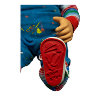 Load image into Gallery viewer, bottom of chucky&#39;s shoe
