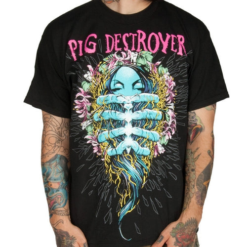 model showing front of shirt