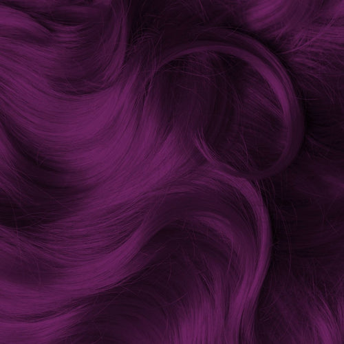 hair dyed with purple haze dye